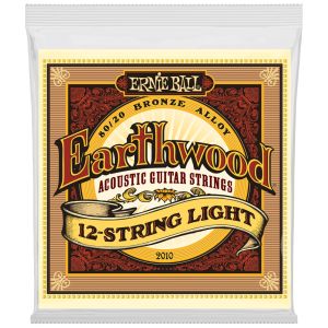 ERNIE BALL EARTHWOOD 12-STRING LIGHT 80/20 BRONZE 2010