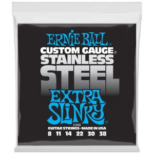 ERNIE BALL EXTRA SLINKY STAINLESS STEEL 2249