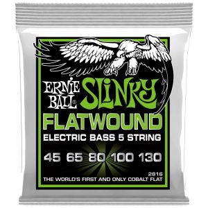 ERNIE BALL REGULAR SLINKY 5-STRING FLATWOUND BASS 2816